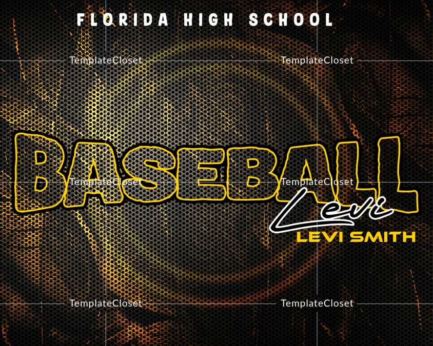 Levi Smith - Baseball Signature Effect Sport Photography Template