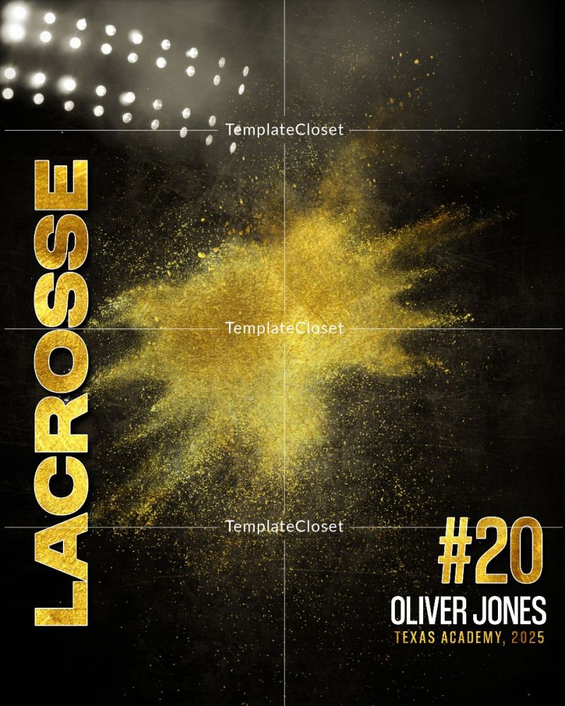 Lacrosse Multi Effect Customized Photography Template