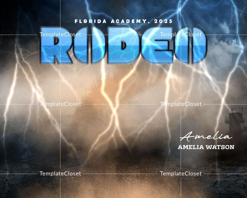 Rodeo Signature Effect Customized Photography Template