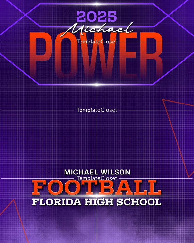 Michael Watson - Football Power Sports Photography Template