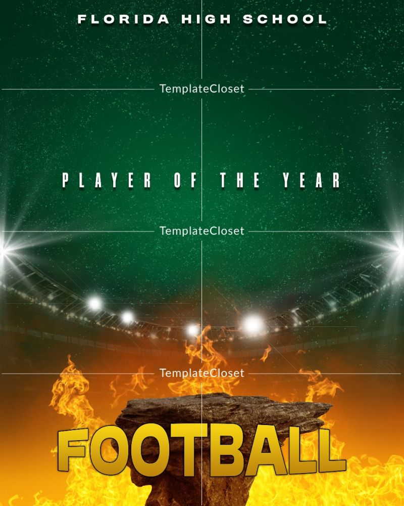 Football Multi Effect Customized Sport Photography Template