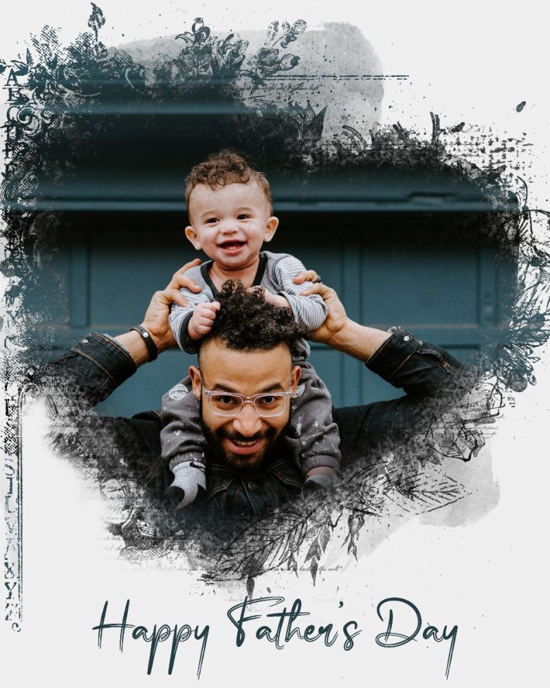 Fathers Day Template Photography