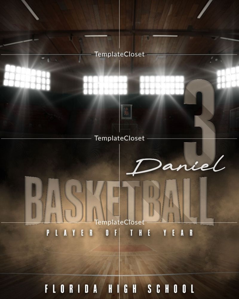 Daniel - Basketball Memory Mate Customized Photography Poster
