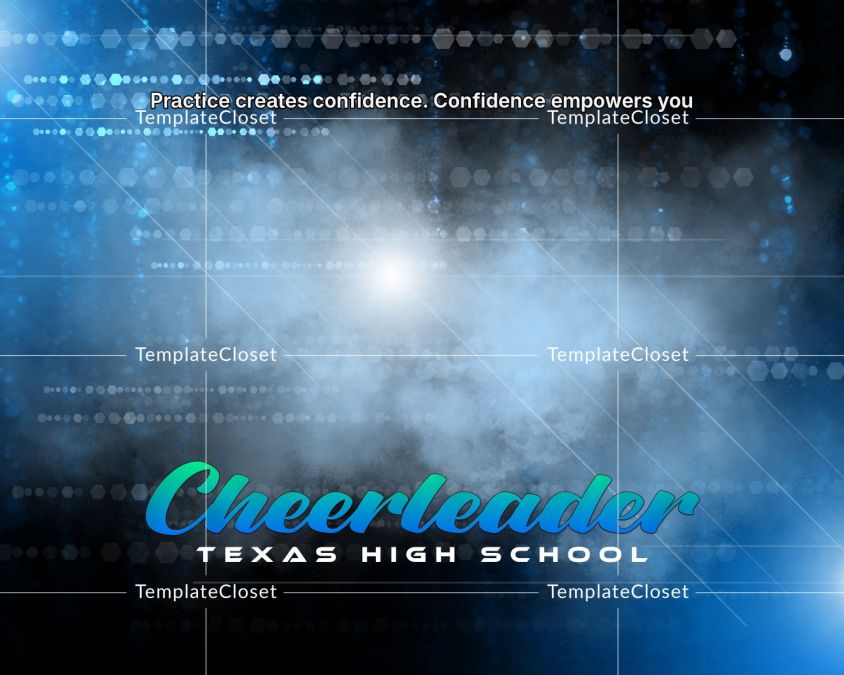 Billie Smith - Newyork Cheerleader Sport Photography Template