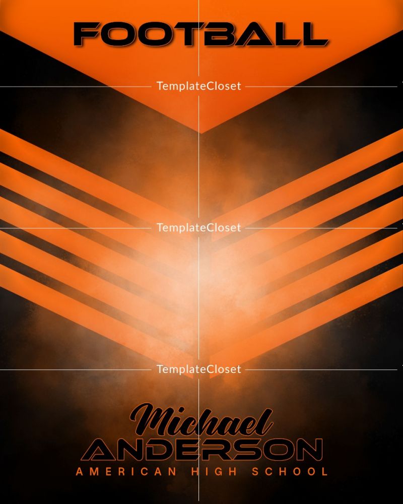 Michael Anderson - Football Flag Effect Sport Photography Template