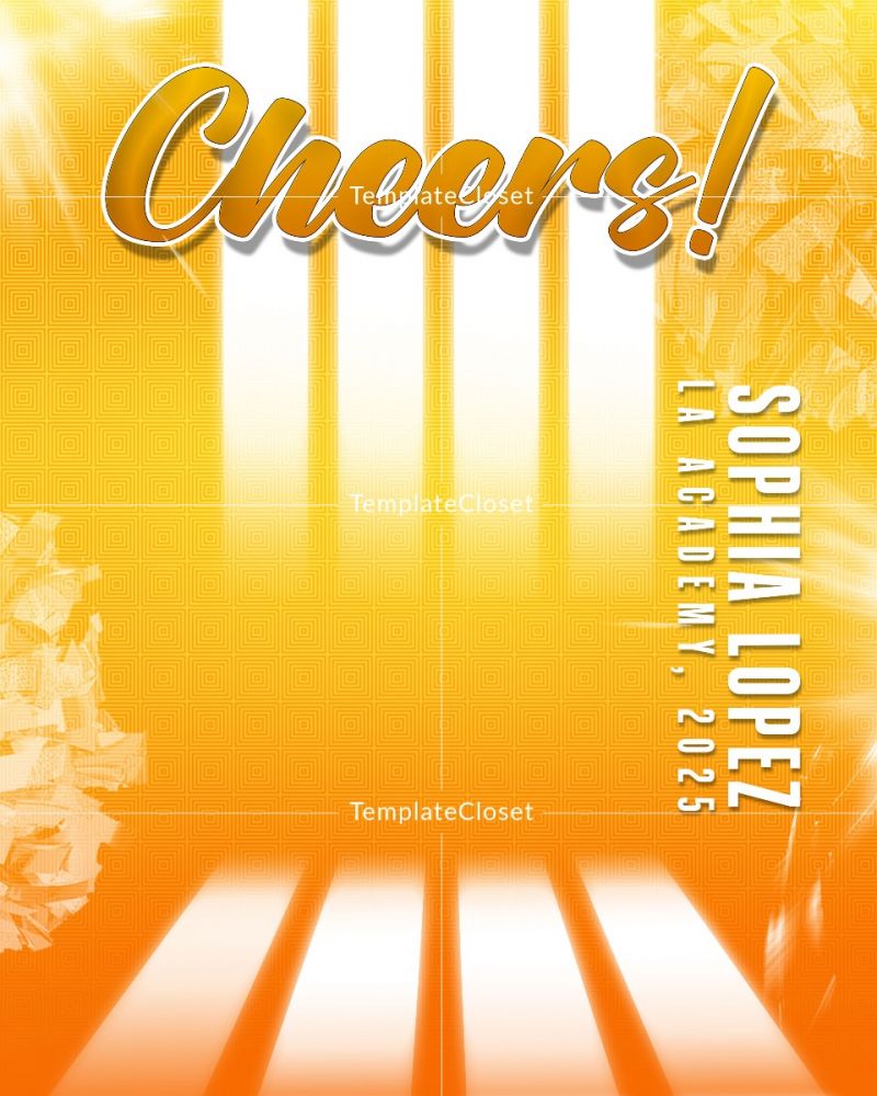 Billie Smith - Newyork Cheerleader Sport Photography Template