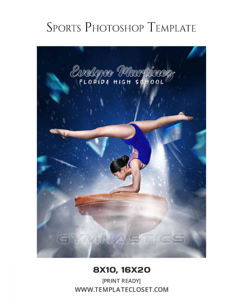 Best Gymnastic Signature Effect Customized Photography Template