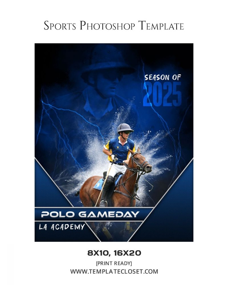 Mateo Aderson - Polo Enliven Effect Sport Photography Template