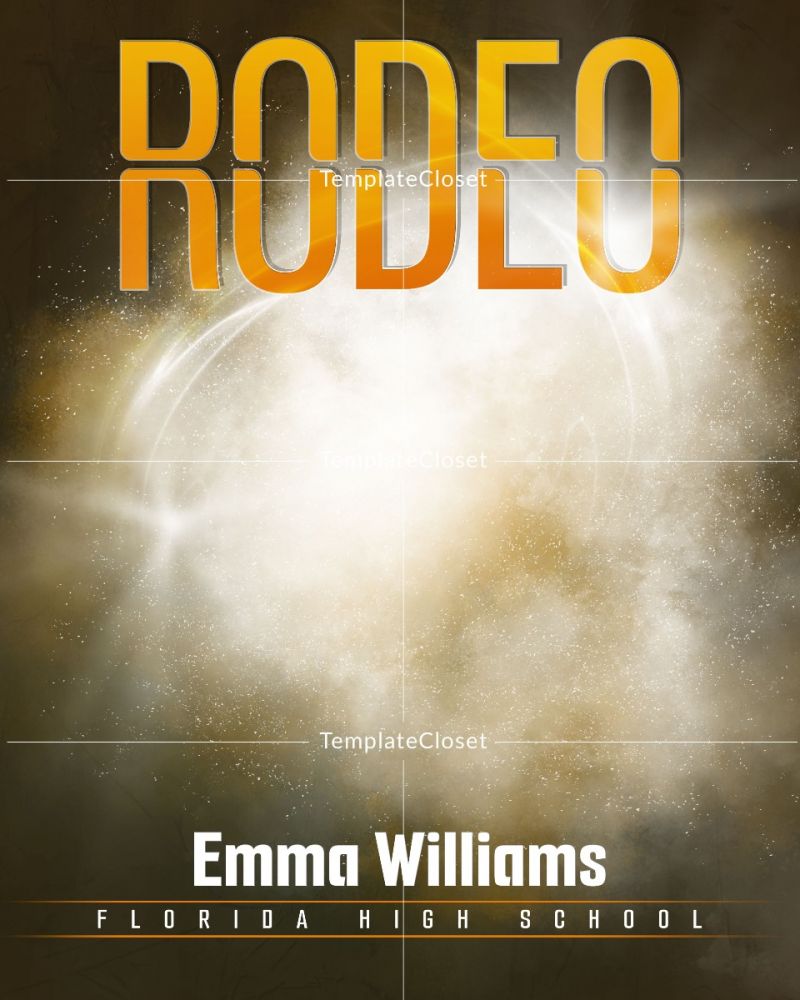 Emma William - Rodeo Senior Sport Photography Template