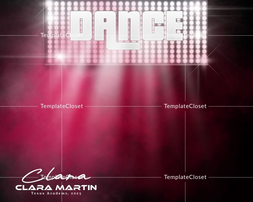 Clara Martin - Dance Signature Effect Customized Digital Photography Poster