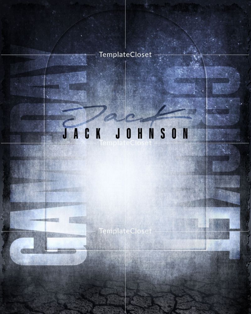 Yellow Fever Football Photoshop Template