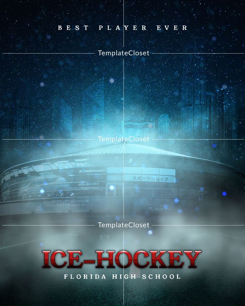 Ice Hockey Best Player Memory Mate Sport Photography Template