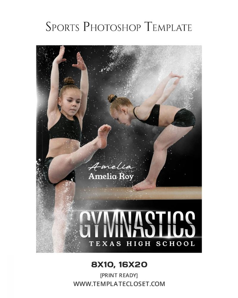 Amelio Roy - Gymnastics Signature Effect Customized Template