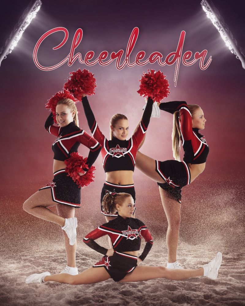 Cheerleader Team Photography