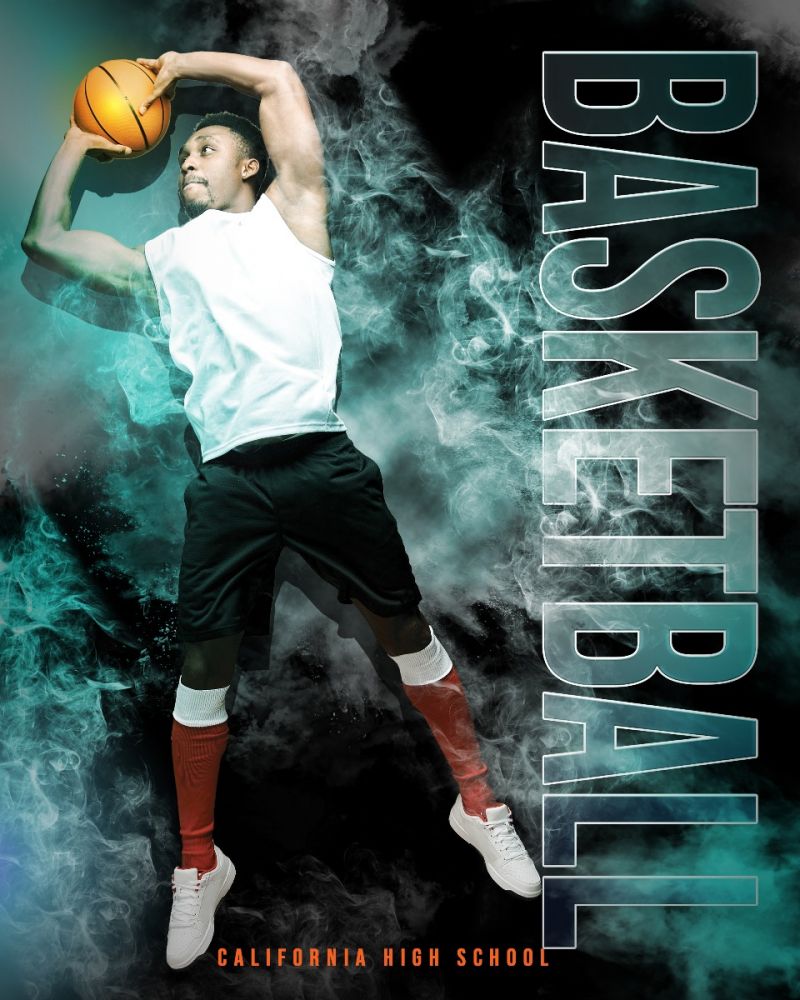 Basketball Sports High School Photography Template