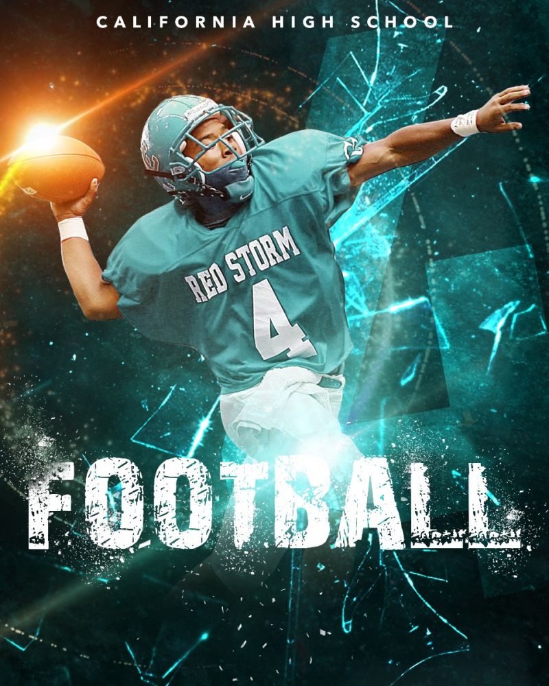 FootballCaliforniaHighSchoolTemplate@templatecloset.com