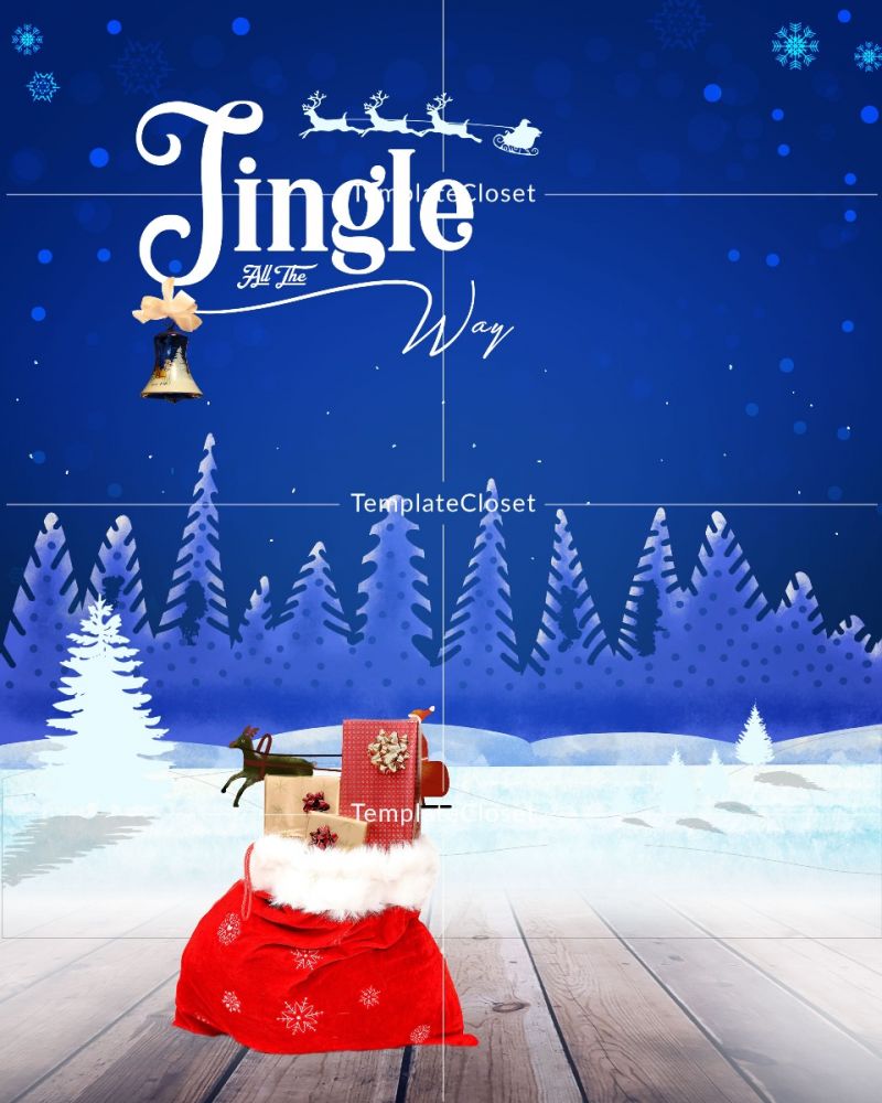 MerryChristmasJingleAllTheWayTemplate@templatecloset.com