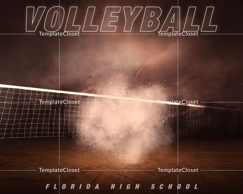 VolleyballSportsFloridaHighSchoolTemplate@templatecloset.com