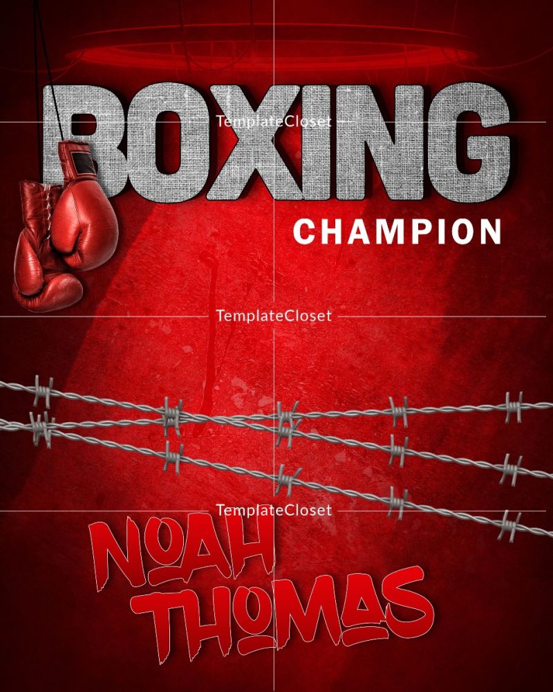 BoxingChampionPhotographyTemplate@templatecloset.com