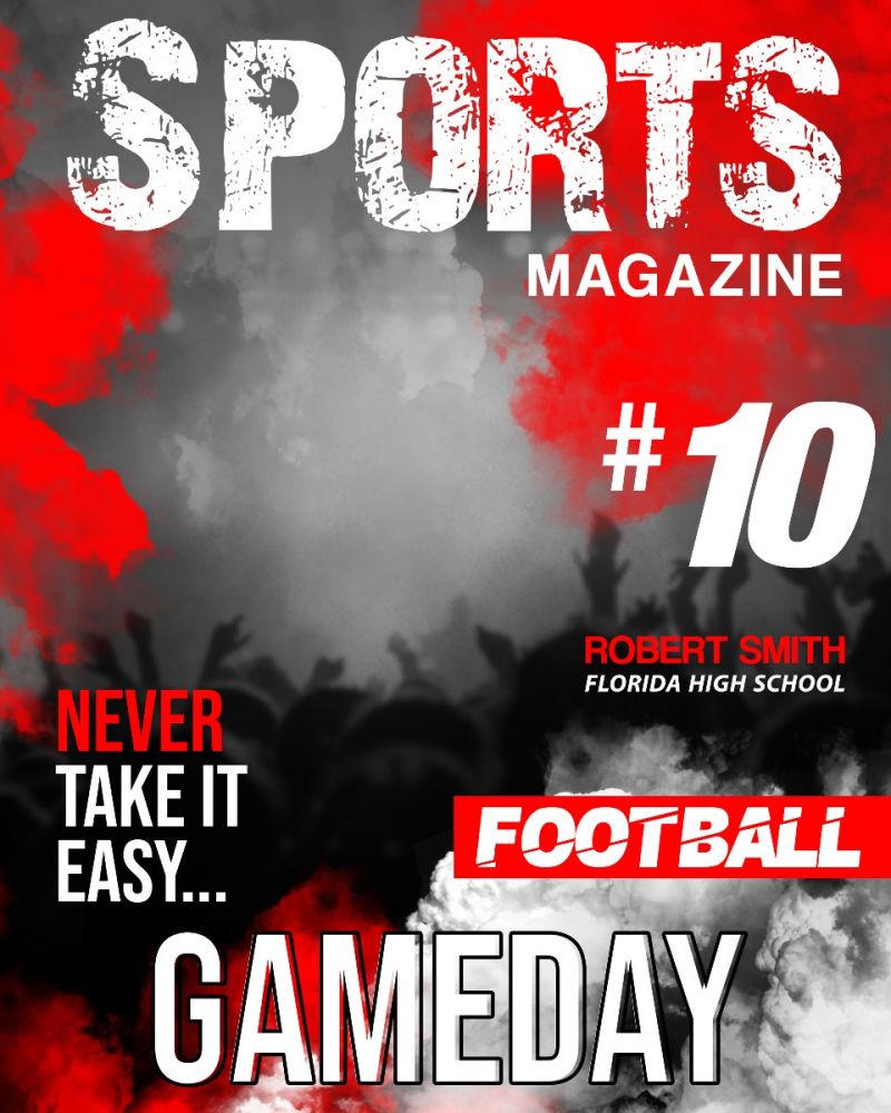 FootballMagazineCoverTemplatePhotography@templatecloset.com