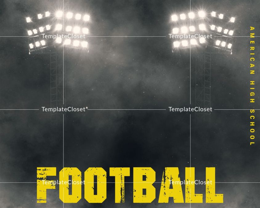 FootballSportsAmericanHighSchoolTemplate@templatecloset.com