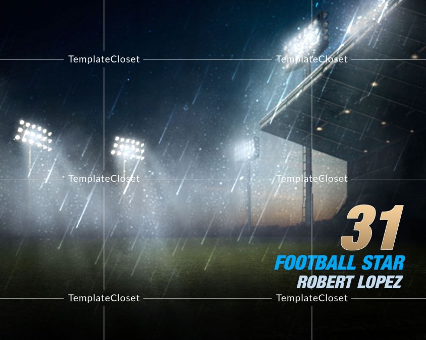 FootballStarTemplatePhotography@templatecloset.com