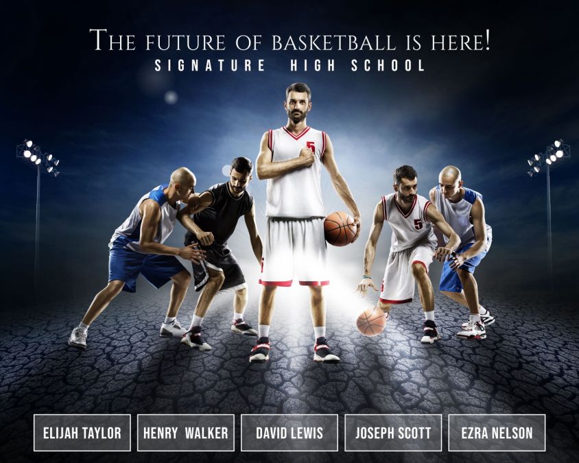 BasketballSignatureHighSchoolTemplatePhotography@templatecloset.com