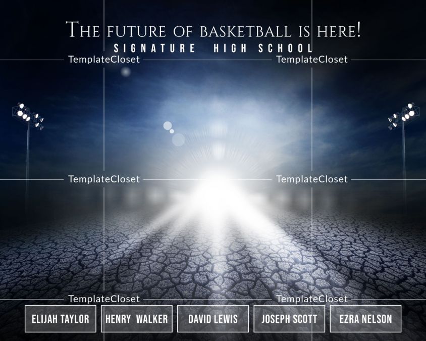 BasketballSignatureHighSchoolTemplatePhotography@templatecloset.com