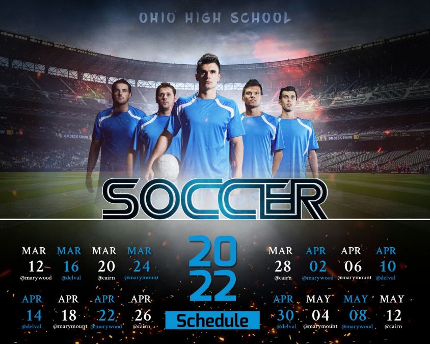 SoccerSports-ScheduleCardTemplatePhotography@templatecloset.com