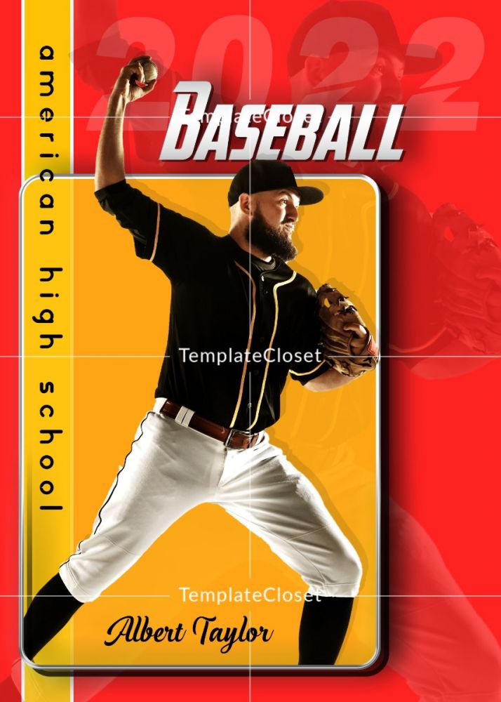 AlbertTaylor-BaseballTradingCardPhotoshopTemplate@templatecloset.com