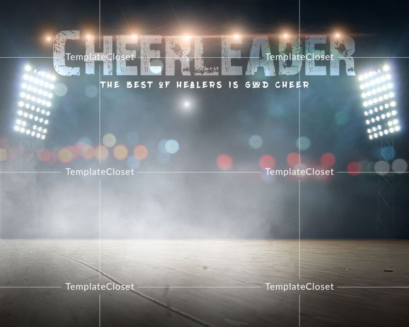 CheerleaderTheBestOfHealersIsGoodCheerTemplate@templatecloset.com