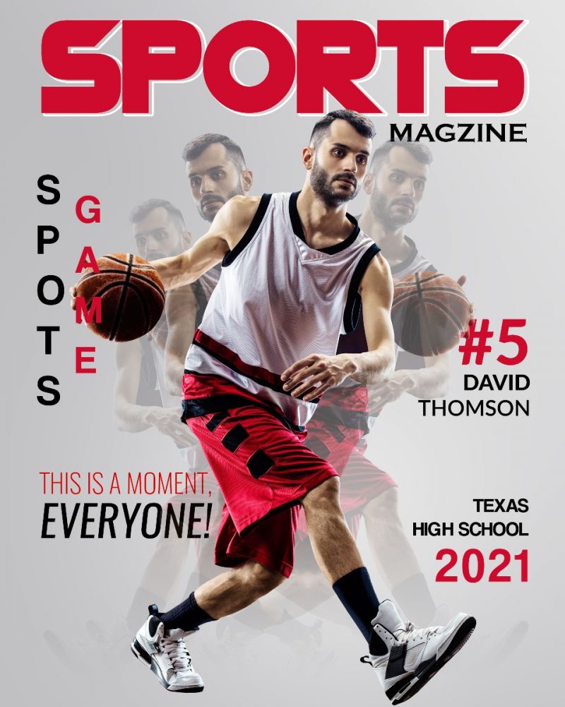 Sports Magazine Cover