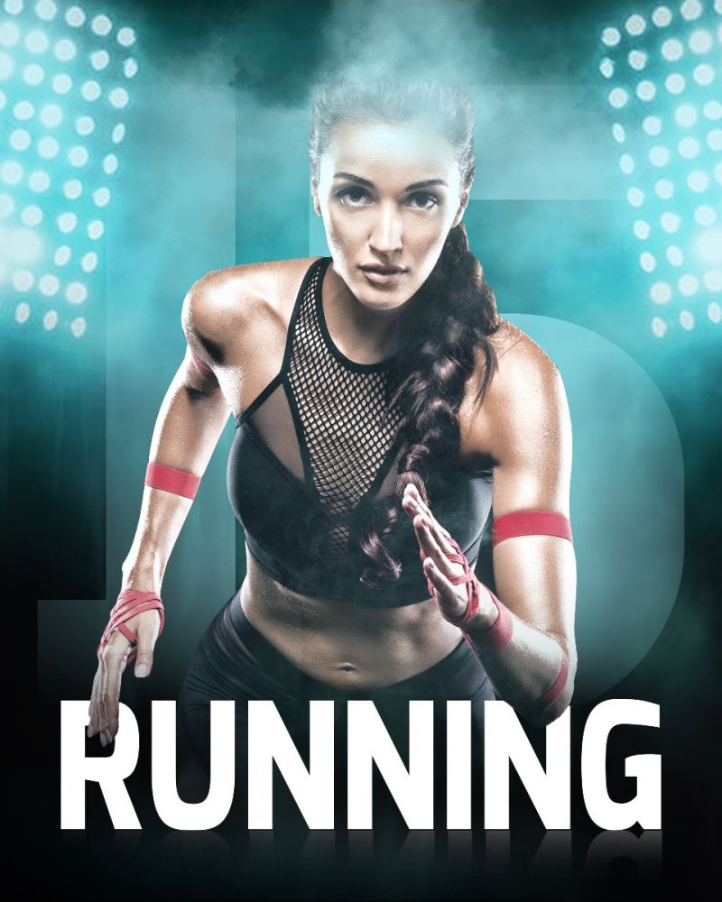 Women Running Athlete