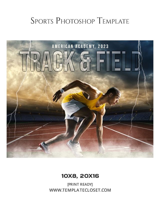 athletics design template