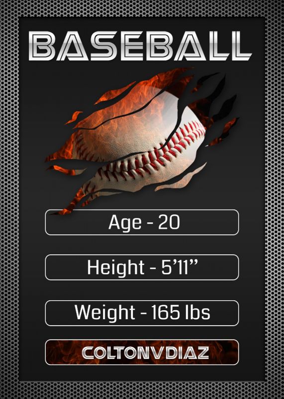 Baseball Card Template Photoshop