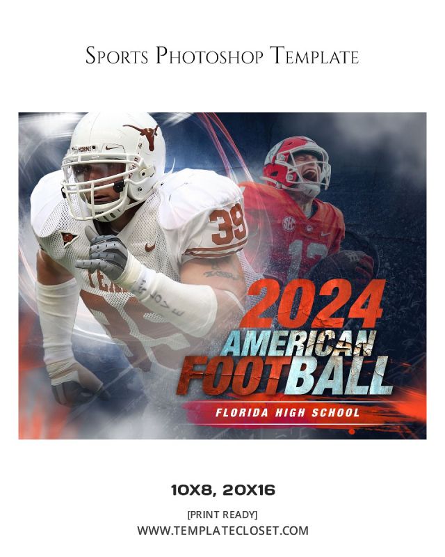 Football Roster Graphics Football Graphic Design Template