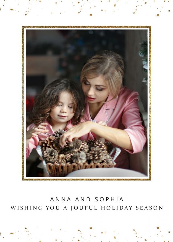 Christmas Photo Card Template Christmas Photo Card Template