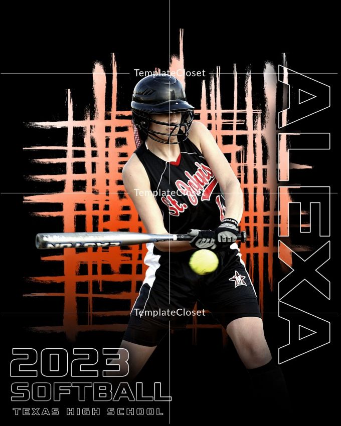 Softball Memory Mate Template