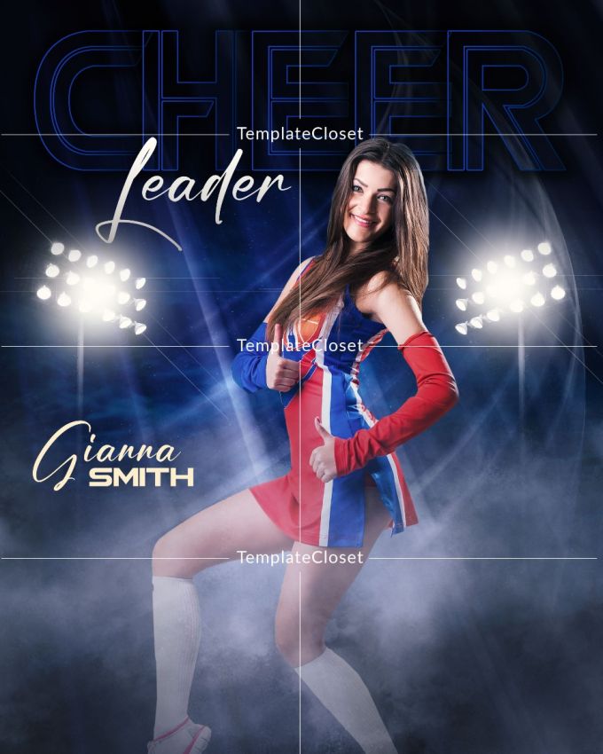 Cheerleader Light Effect Poster