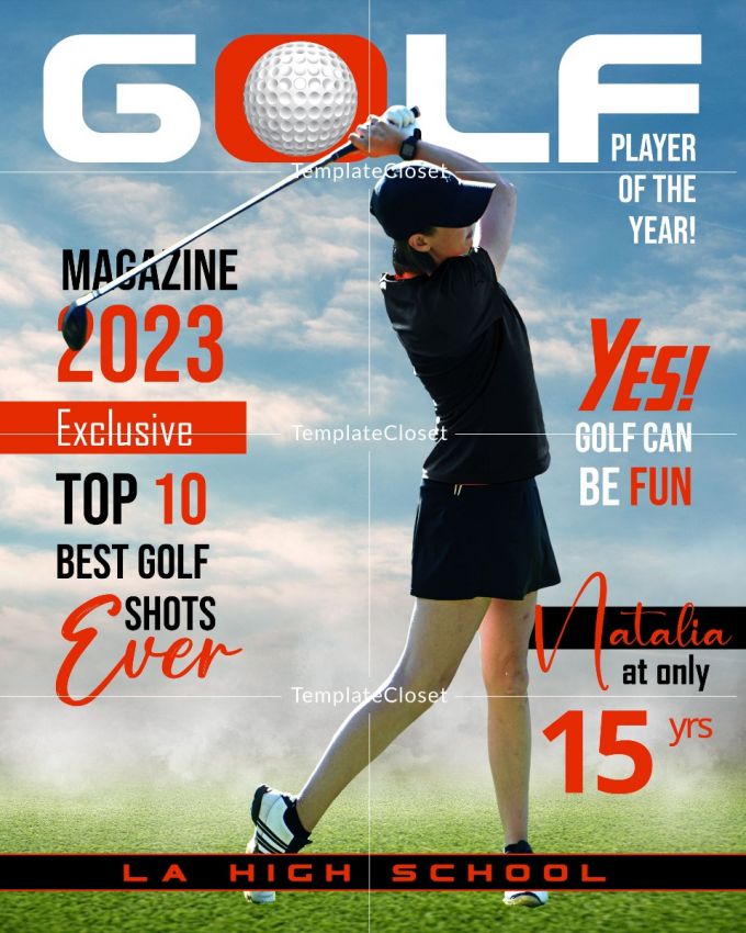 golf magazine cover