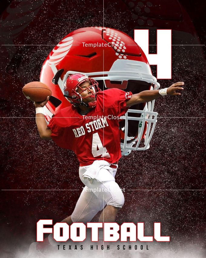 Football Light Effect Photoshop Photography Template Football Light Effect Photoshop Photography Template