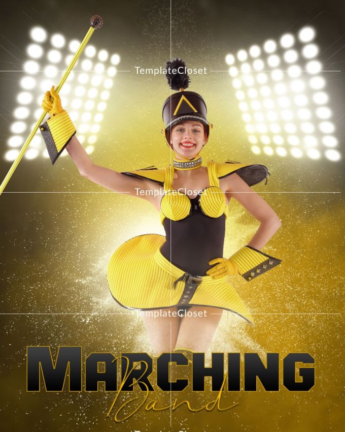 Marching Band Sports Print Ready Photography Poster