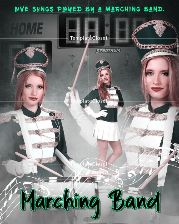 Marching Band Love Songs Played By A Marching Band Template Photography